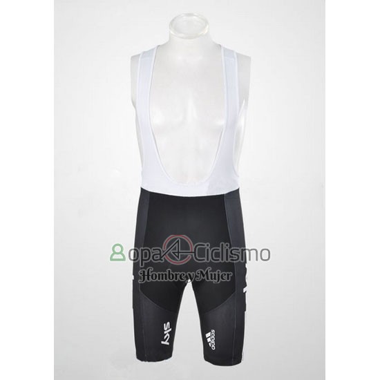 Sky Ropa Ciclismo Culotte Corto 2011 Mangas Cortas Negro y Azul